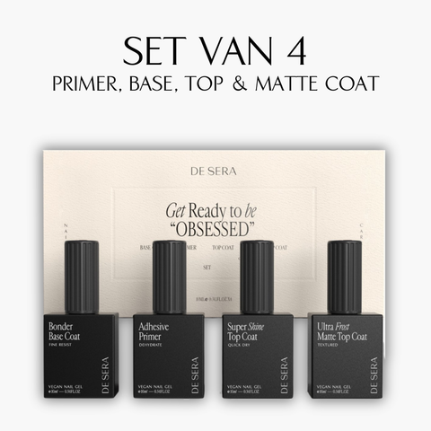 Primer, Base-, Top & Matte Top Coat