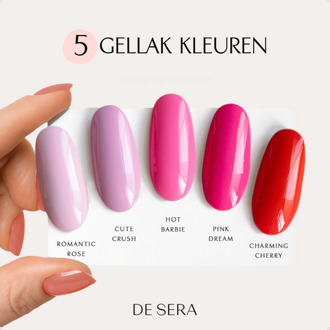 Gellak Starterspakket Series No. 5 First Date - Roze Kleuren